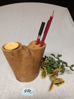 Dřevěné svícny - 4