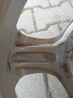 ALU disky 15", rozteč 4x100, ET 35 - 4