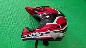 Dětská integrální přilba - helma na motorku vel S, 56 cm - 4