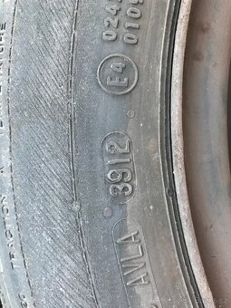 Originál plechové disky včetně pneu(5mm) 5X100 5jx14 ET35 - 4