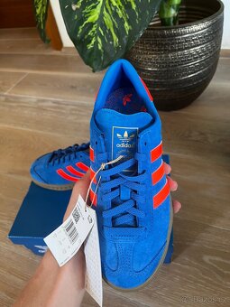 Adidas Hamburg Bluebird/solar orange - 4