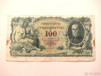 Bankovka 100 Kčs - 1931 - Vzácná poslední série ZC - 4