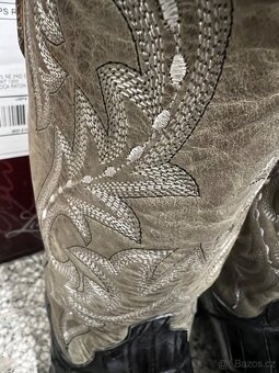 Lucchese Western boty US 10,5EE (44) velky alligator - 4