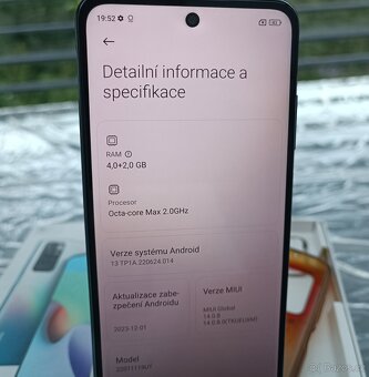 Mobilní telefon Xiaomi Redmi 10 5G 4GB / 128GB Graphite Gray - 4
