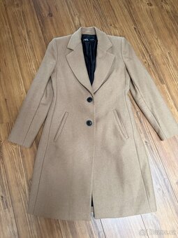 vlněný kabát Zara, vel. S - 4
