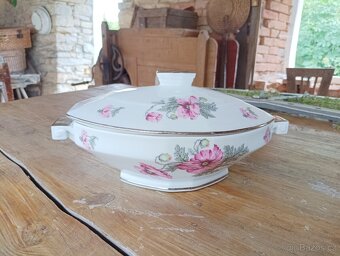 STAROŽITNÁ PORCELÁNOVÁ TERINA ART DECO UML FRANCIE - 4