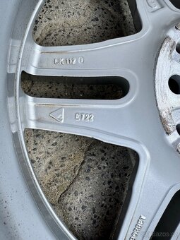 4x al kola 5x112 16 + pneu zimní 205/60 R16 - 4