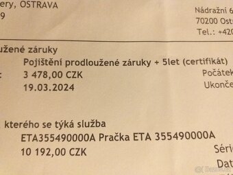 Pračka Eta v záruce 6 let 8kg - 4