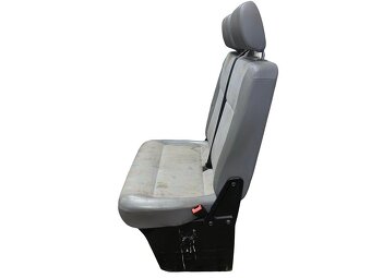 Pravá přední sedačka šedá kůže látka VW Transporter T5 2008 - 4