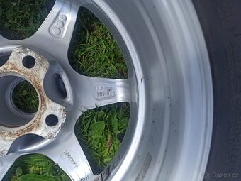Litá kola Titan 6J x 14H2 ET37 s pneumatikami - 4