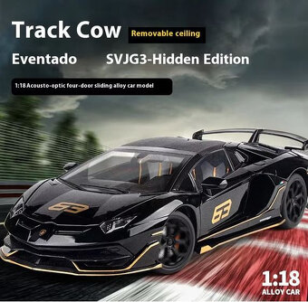 1:18 Lamborghinis Aventador SVJ63 Car model s funkcemi - 4