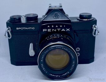 Asahi Pentax Spotmatic SP (černý) + Super Takumar 55mm f/1. - 4