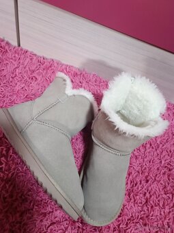 Kožené zimní boty sněhule válenky Reserved vel. 38 - 4