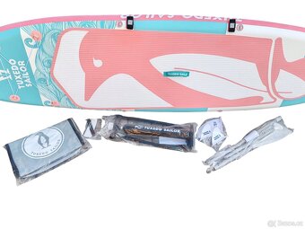 Paddleboard/surf/iSUP 305/81/15cm na 136kg - 4