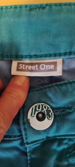 Street One dámské zelenkavé džíny vel. 38 - 4