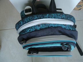 Školní batoh Bagmaster Element 9 A Turquoise - velmi zachova - 4