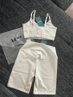 Tréninkový béžový/šedý set MyProtein, XS/34 - 4