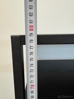 Černý konzolový stolek 100x35 cm - 4