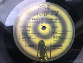 IRON MAIDEN. The Number Of The Beast LP. 1982. Made In UK. - 4