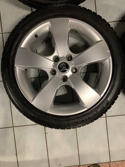 Alu kola Škoda R17 5X112 ZIMNÍ PNEU 225/45 R17 PEGASUS - 4