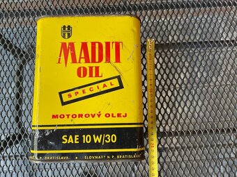 Plechovka od oleje MADIT OIL - 4