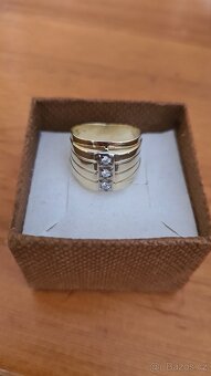 Zlatý prsten 14k - 4