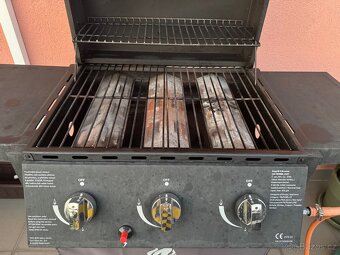 Plynový Grill - 9kW - 3 hořáky - záruka - 4