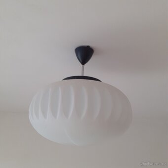 velké svítidlo opál Československo rarita Brno - 4