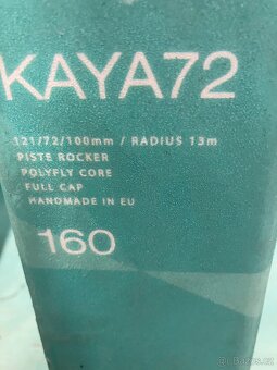 dámské lyže Roxy Kaya 72 v délce 160cm, R 13m - 4