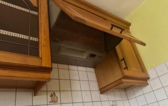 Rustikální kuchyňská linka dub masiv se spotřebiči,5585 - 4