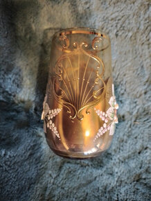 Borské sklo smaltovavé vázy,skleníčky,sady - 4