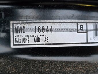 Plechové disky 6Jx16  5x112 et50 - 4