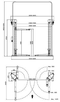Dvousloupový zvedák Stenhoj - 4