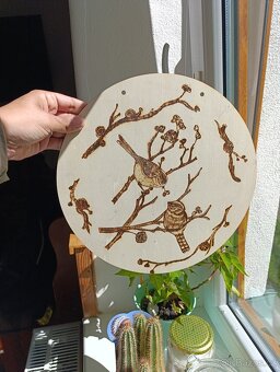 Vypalování do dřeva ,prkénka, překližka (pyrografie) - 4