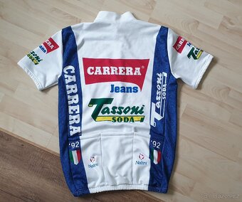 Retro cyklistický dres Carrera Tassoni 92' - 4
