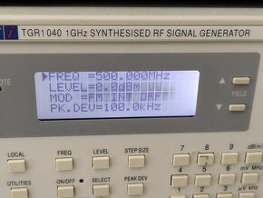 TTi TGR 1040 signální generátor 10 MHz – 1.000 MHz - 4