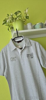 Proužkované polo tričko - 4