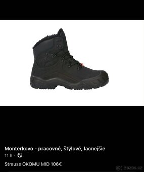 Pracovní boty, velikost 43, MIX - 4