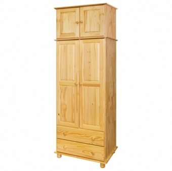 Dřevěná skříň 2dveřová 8850 lak - 4