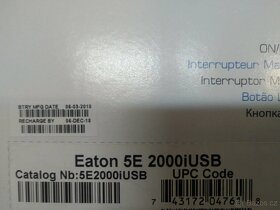Záložní zdroj Eaton 5E 2000i (UPS) - 4