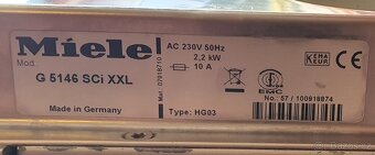 Myčka Miele G 5146 SCi XXL - 4