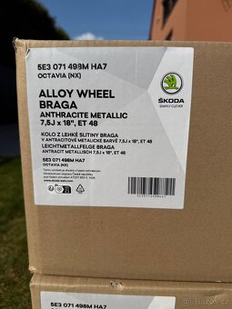 🛞Alu kola Škoda Braga 18” Octavia, 5x112 - 4