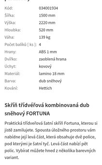 Šatní skříň Jamall Fortuna - 4