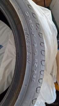 Prodám úplně nové letní pneu 215/45/R18 Pirelli - 4