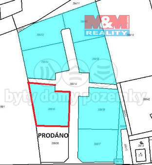 Prodej pozemku k bydlení, 986 m², Račice - 4