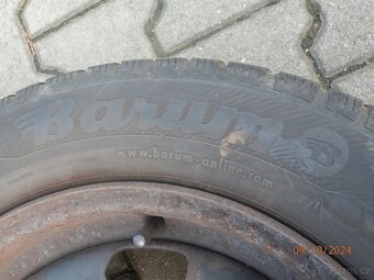 4x Obutá zimní sada kol na CITROEN C3 BARUM 185/65 R15 - 4