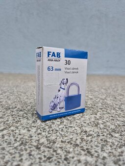 Visací zámek FAB 63mm, 30H/63, 3x klíč, FA 917 03 004 5600 - 4