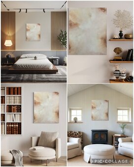 Abstraktní obraz Sucho 100x80cm - 4