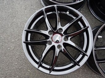 Alu disky černé Ronal, 17", 5x114.3, ET 40, šířka 7J - 4