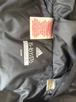 ADIDAS Sportovní bunda, Černá, 176 cm - 4